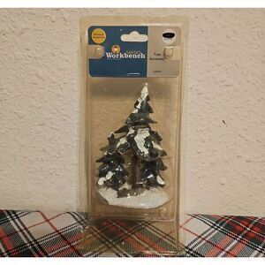 Santa's Workbench Snowy Tree Accessory